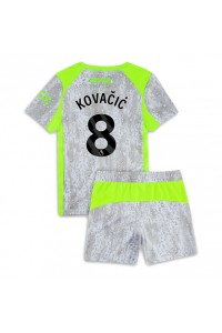Manchester City Mateo Kovacic #8 Jalkapallovaatteet Lasten Kolmas peliasu 2025-26 Lyhythihainen (+ Lyhyet housut)